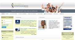 Desktop Screenshot of clubedoscontadores.com.br