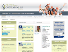 Tablet Screenshot of clubedoscontadores.com.br